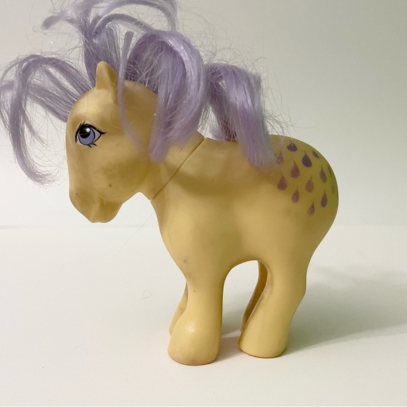Vintage 1982 Hasbro My Little Pony G1 Lemon Drop MLP Doll Horse Figure - Picture 1 of 16
